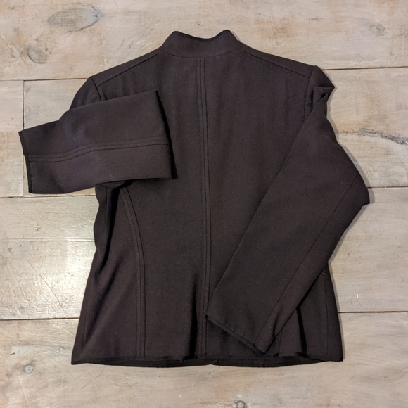 Grace Elements Brown Blaze with Nehru Collar Size 10 - Picture 2 of 2